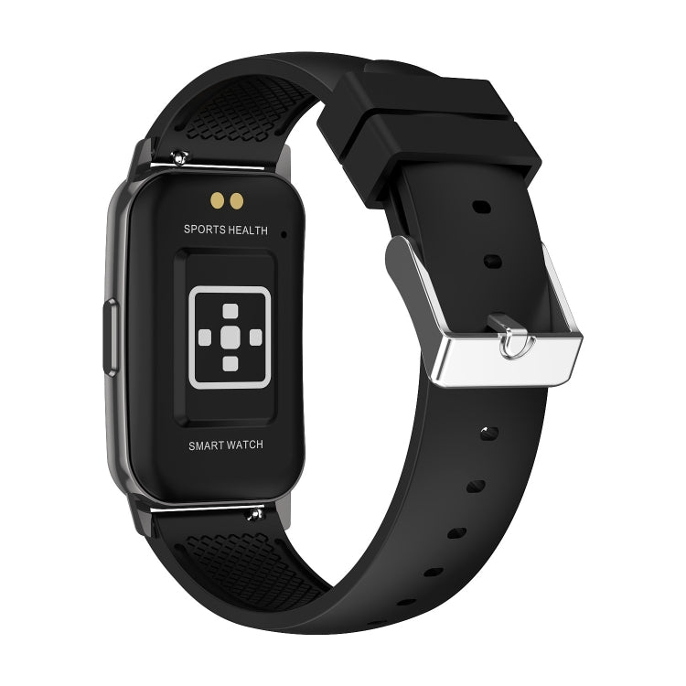 CY22 1.47 inch Silicone Strap IP67 Water-resistant Smart Watch, Support Heart Rate / Blood Pressure(Black)