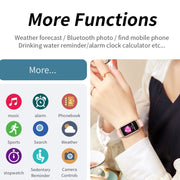 CY22 1.47 inch Silicone Strap IP67 Water-resistant Smart Watch, Support Heart Rate / Blood Pressure(Black)