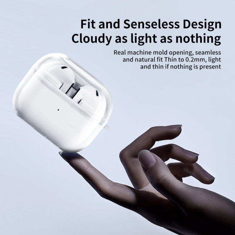 For Samsung Galaxy Buds 3 Shockproof PC Bluetooth Earphone Protective Case(Transparent)