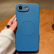 For iPhone 16e Solid Color Liquid Silicone MagSafe Magnetic Phone Case(Royal Blue) - iPhone 16e Cases by PMC TechLife | Online Shopping South Africa | PMC TechLife | Buy Now Pay Later Mobicred