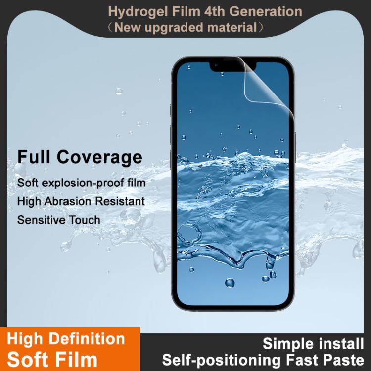 For iPhone 16e imak 4th Generation  Full Coverage Screen Hydrogel Film Protector