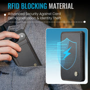 For Google Pixel 9 / 9 Pro JEEHOOD J05 Business Magnetic Style RFID Leather Phone Case(Black)