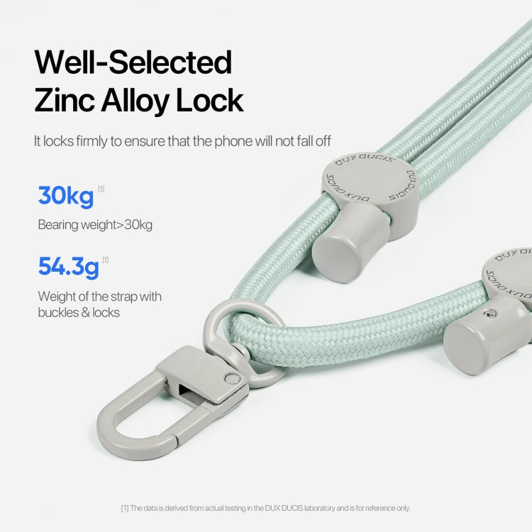 DUX DUCIS Plaz Crossbody Neck Strap Anti-lost Phone Lanyard(Light Green)