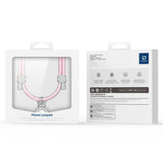 DUX DUCIS Plaz Crossbody Neck Strap Anti-lost Phone Lanyard(Light Pink)