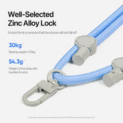 DUX DUCIS Plaz Crossbody Neck Strap Anti-lost Phone Lanyard(Sky Blue)