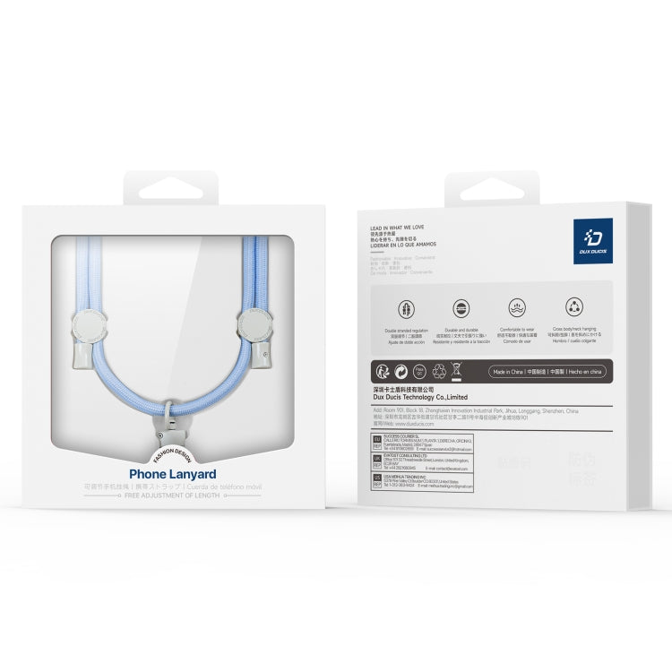 DUX DUCIS Plaz Crossbody Neck Strap Anti-lost Phone Lanyard(Sky Blue)