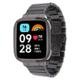 For Redmi Watch 3 Lite Frame Integrated One-bead Stainless Steel Watch Band(Black) - Watch Bands by PMc TechLife | Online Shopping South Africa | PMc TechLife | Buy Now Pay Later Mobicred