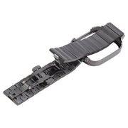 For Redmi Watch 3 Lite Frame Integrated One-bead Stainless Steel Watch Band(Black)