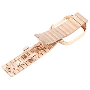 For Redmi Watch 3 Lite Frame Integrated One-bead Stainless Steel Watch Band(Rose Gold)