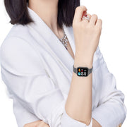 For Redmi Watch 3 Lite Frame Integrated One-bead Stainless Steel Watch Band(Gold)