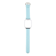 For Redmi Watch 3 Lite Metal Frame Integrated Genuine Leather Watch Band(Sky Blue)