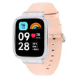 For Redmi Watch 3 Lite Metal Frame Integrated Genuine Leather Watch Band(Pink) - free shipping - PMc TechLife - Order now!