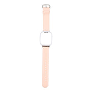 For Redmi Watch 3 Lite Metal Frame Integrated Genuine Leather Watch Band(Pink)