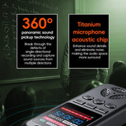 S7 HD Color Screen Smart Noise Reduction Voice Recorder(Black)