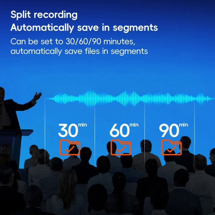 S7 HD Color Screen Smart Noise Reduction Voice Recorder(Black)