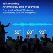S7 HD Color Screen Smart Noise Reduction Voice Recorder(Black)