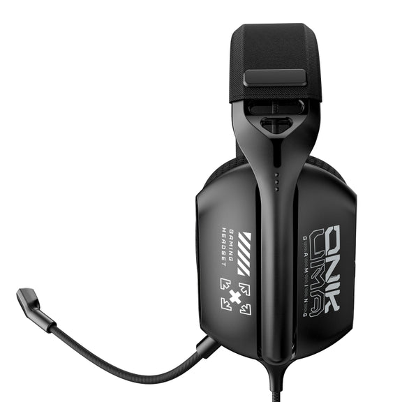 ONIKUMA X12 USB /  3.5mm Wired RGB Light Gaming Headset with Mic, Cable length: 2.2m(Black)