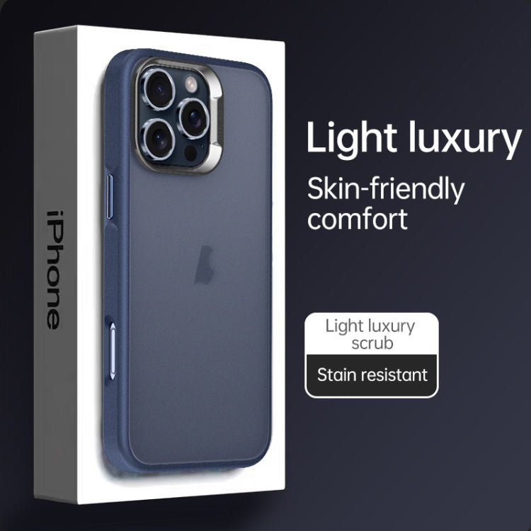For iPhone 16 SULADA Skin Feel Matte Shockproof Phone Case(Black)