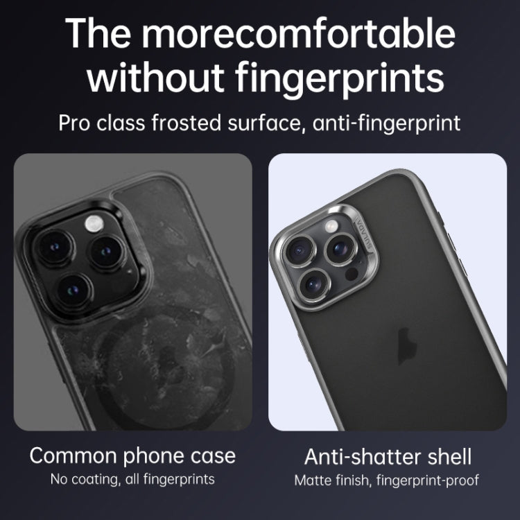 For iPhone 16 SULADA Skin Feel Matte Shockproof Phone Case(Black)