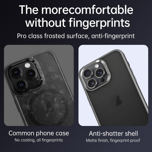 For iPhone 16 SULADA Skin Feel Matte Shockproof Phone Case(Black)