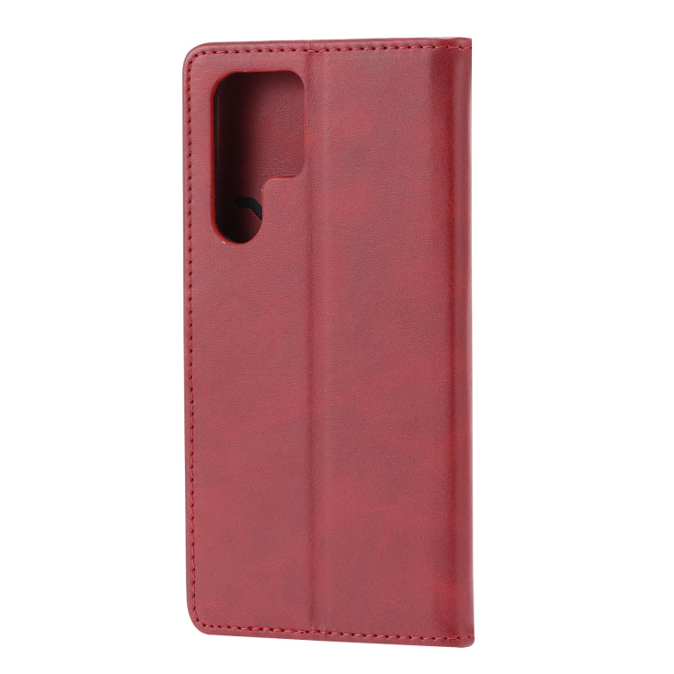 For Samsung Galaxy S25 Ultra 5G Embossed Happy Cat Pattern Flip Leather Phone Case(Red)