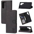 For Samsung Galaxy S25 Ultra 5G Embossed Happy Cat Pattern Flip Leather Phone Case(Black) - Galaxy S25 Ultra 5G Cases by PMC Jewellery | Online Shopping South Africa | PMC Jewellery | Buy Now Pay Later Mobicred
