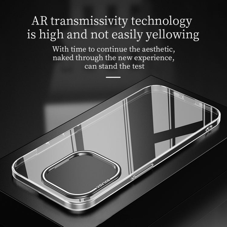 For iPhone 16 Pro Max SULADA PC + Aluminum Alloy Lens Holder Phone Case(Silver)