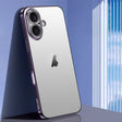 For iPhone 16 Plus SULADA Natural Color Series Electroplating Frosted TPU Phone Case(Dark Purple) - iPhone 16 Plus Cases by SULADA | Online Shopping South Africa | PMC TechLife | Buy Now Pay Later Mobicred