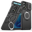 For Motorola Moto G 5G 2024 Sliding Camshield Ring Holder Phone Case(Black) - Motorola Cases by PMC Jewellery | Online Shopping South Africa | PMC Jewellery | Buy Now Pay Later Mobicred
