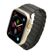 For Apple Watch Series 4 40mm Single Bead Magnetic Stainless Steel Watch Band(Black)