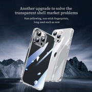 For iPhone 16 Plus SULADA TPU Frame Tempered Glass Transparent Phone Case(White)