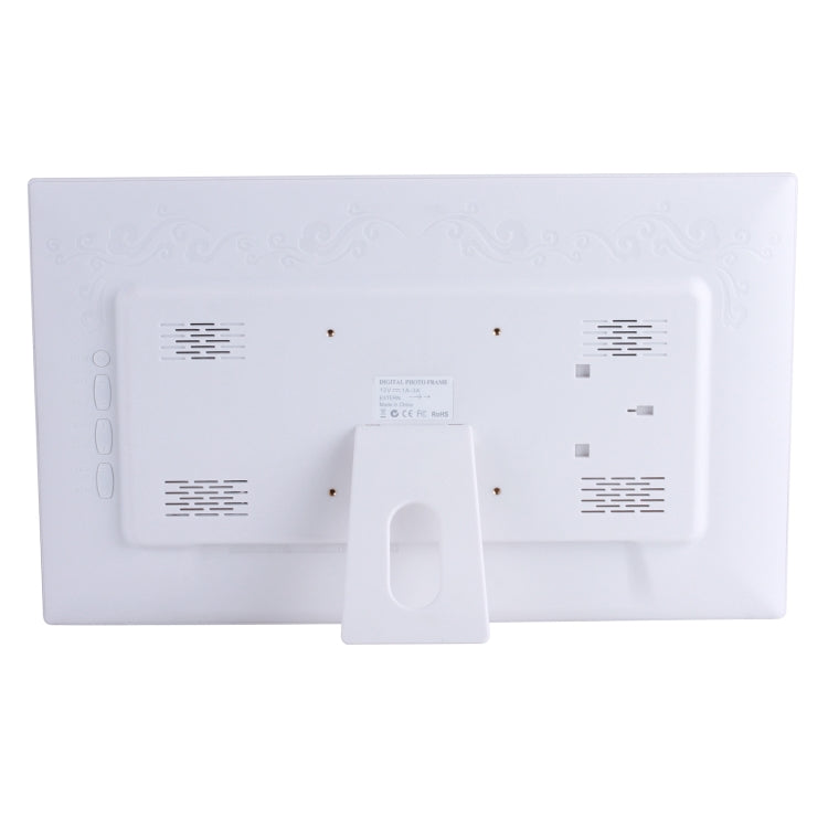 18.5 inch IPS Screen Digital Photo Frame, Plug Type:US Plug(White)
