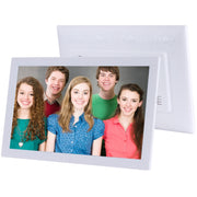 23.6 inch LED Screen Digital Photo Frame, Plug Type:US Plug(White)