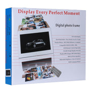 23.6 inch LED Screen Digital Photo Frame, Plug Type:US Plug(White)