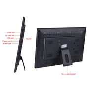 23.6 inch LED Screen Digital Photo Frame, Plug Type:EU Plug(Black)