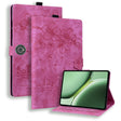 For OnePlus Pad / Pad Pro 12.1 Cartoon Sakura Cat Embossed Leather Tablet Case(Rose Red) - Others by PMC TechLife | Online Shopping South Africa | PMC TechLife | Buy Now Pay Later Mobicred
