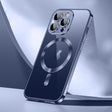 For iPhone 16 Pro Max SULADA MagSafe Plating TPU Shockproof Phone Soft Case(Titanium Blue) - iPhone 16 Pro Max Cases by SULADA | Online Shopping South Africa | PMC TechLife | Buy Now Pay Later Mobicred