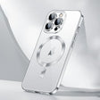 For iPhone 16 Pro Max SULADA MagSafe Plating TPU Shockproof Phone Soft Case(Silver) - iPhone 16 Pro Max Cases by SULADA | Online Shopping South Africa | PMC TechLife | Buy Now Pay Later Mobicred