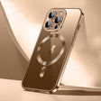 For iPhone 16 Pro SULADA MagSafe Plating TPU Shockproof Phone Soft Case(Gold) - iPhone 16 Pro Cases by SULADA | Online Shopping South Africa | PMC TechLife | Buy Now Pay Later Mobicred
