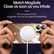 For iPhone 16 SULADA MagSafe Plating TPU Shockproof Phone Soft Case(Gold)