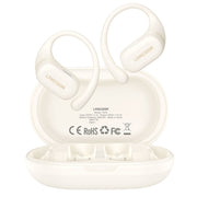 Langsdom TS19 Ear-mounted ENC Noise Reduction Wireless Bluetooth Earphone(White)