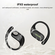 Langsdom TS19 Ear-mounted ENC Noise Reduction Wireless Bluetooth Earphone(White)