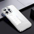 For iPhone 16 Pro SULADA Shine Through Series Plating TPU Transparent Phone Case(Silver) - iPhone 16 Pro Cases by SULADA | Online Shopping South Africa | PMC TechLife | Buy Now Pay Later Mobicred