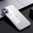 For iPhone 16 Plus SULADA Shine Through Series Plating TPU Transparent Phone Case(Titanium Blue) - iPhone 16 Plus Cases by SULADA | Online Shopping South Africa | PMC TechLife | Buy Now Pay Later Mobicred