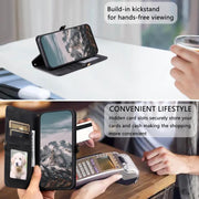 For iPhone 16e Skin Feel Totem Embossed Leather Phone Case(Black)