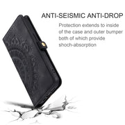 For Samsung Galaxy S25 5G Skin Feel Totem Embossed Leather Phone Case(Black)
