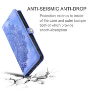 For Samsung Galaxy S25+ 5G Skin Feel Totem Embossed Leather Phone Case(Purple)
