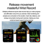 ET585 2.04 inch Silicone Strap IP68 Water-resistant Smart Watch, Support ECG / Blood Composition Measurement(Black)