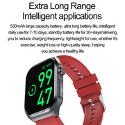 ET585 2.04 inch Nylon Strap IP68 Water-resistant Smart Watch, Support ECG / Blood Composition Measurement(Black)