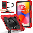 For Huawei MatePad SE 11 2024 Contrast Color Robot Silicone Hybrid PC Tablet Case(Red Black) - Huawei by PMC TechLife | Online Shopping South Africa | PMC TechLife | Buy Now Pay Later Mobicred
